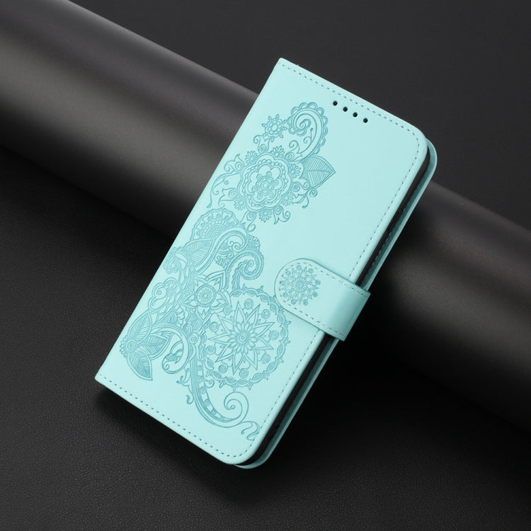 For Redmi Note 14 Pro+ 5G Datura Flower Embossed Flip Leather Phone Case