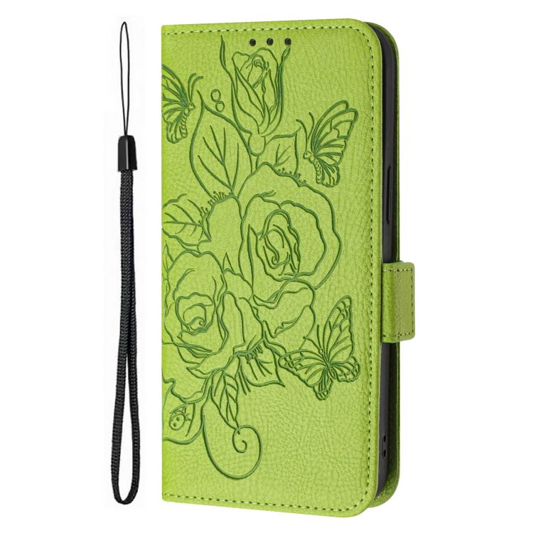 For Realme P4 5G Embossed Rose RFID Anti-theft Leather Phone Case