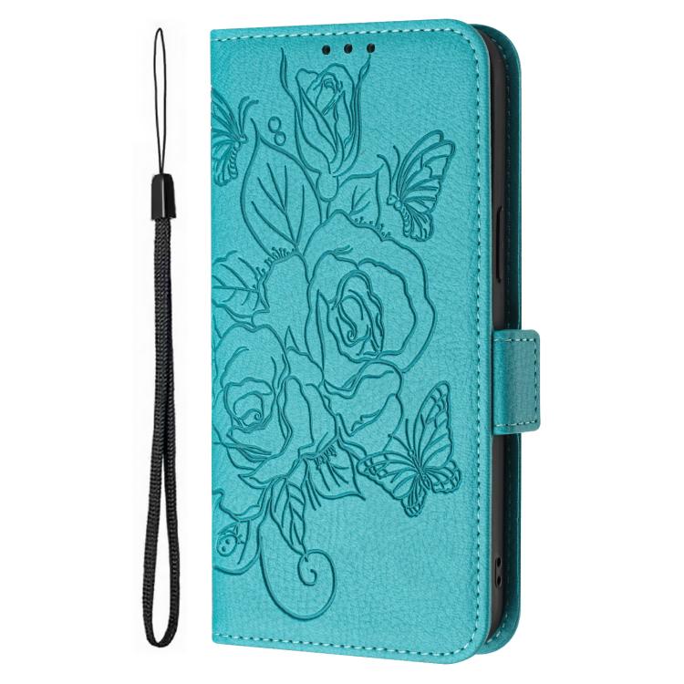 For Realme P4 5G Embossed Rose RFID Anti-theft Leather Phone Case