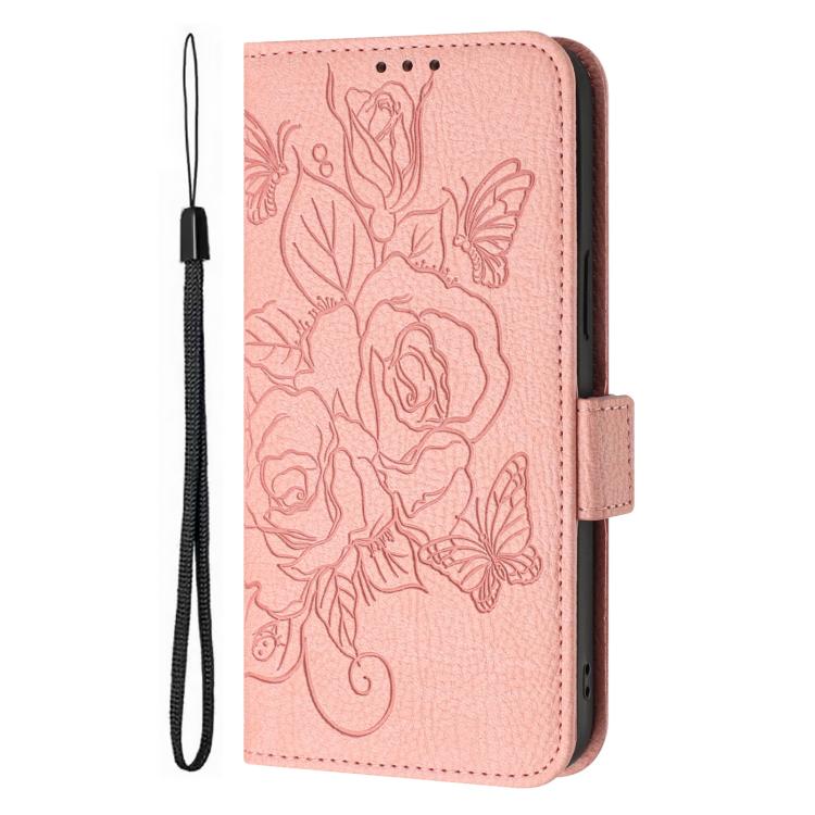 For Realme P4 5G Embossed Rose RFID Anti-theft Leather Phone Case