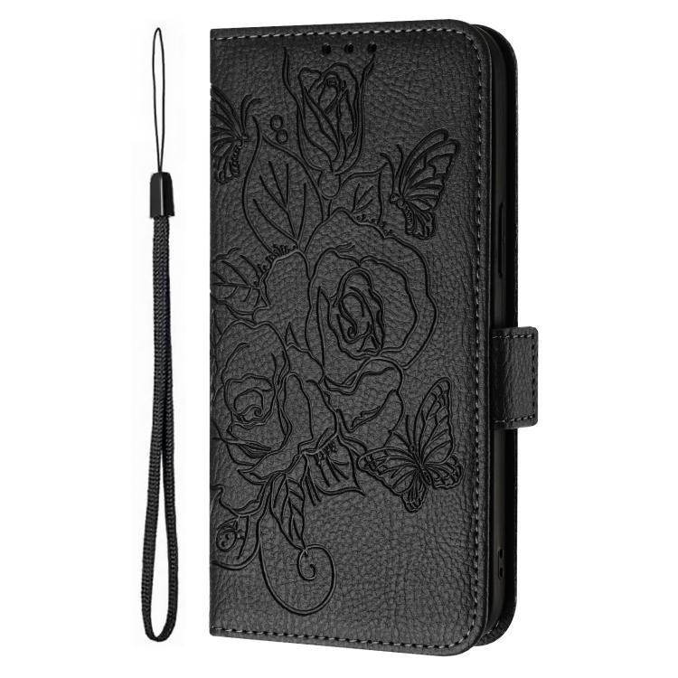 For Realme P4 Pro 5G Embossed Rose RFID Anti-theft Leather Phone Case