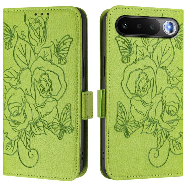 For Realme 16 5G Global Embossed Rose RFID Anti-theft Leather Phone Case
