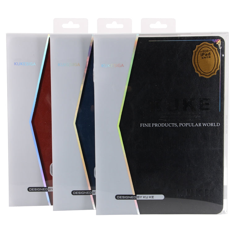 For iPad 10.2 KUKE Solid Color Horizontal Flip Leather Case with Holder