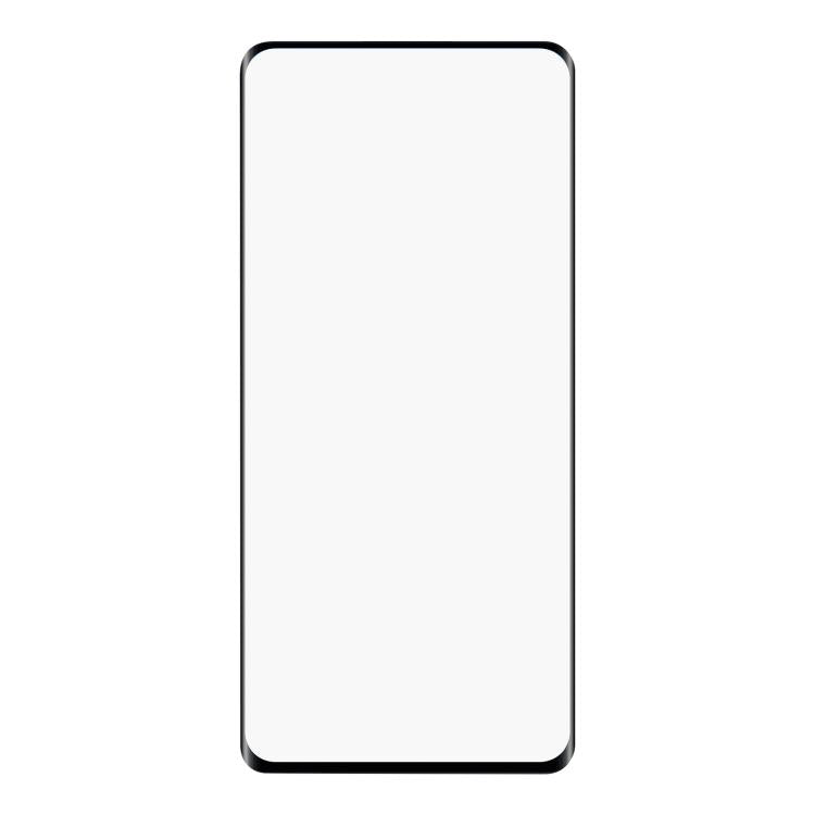 For OPPO Reno6 Pro 5G Full Glue 9H HD 3D Curved Edge Tempered Glass Film - Black
