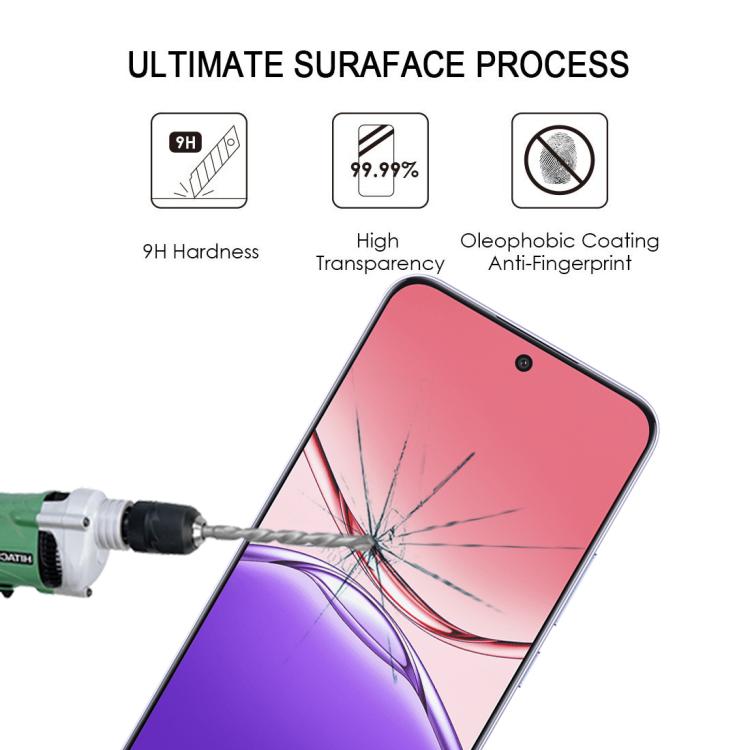 For OPPO A5 Pro 5G Full Glue 9H HD 3D Curved Edge Tempered Glass Film - Black