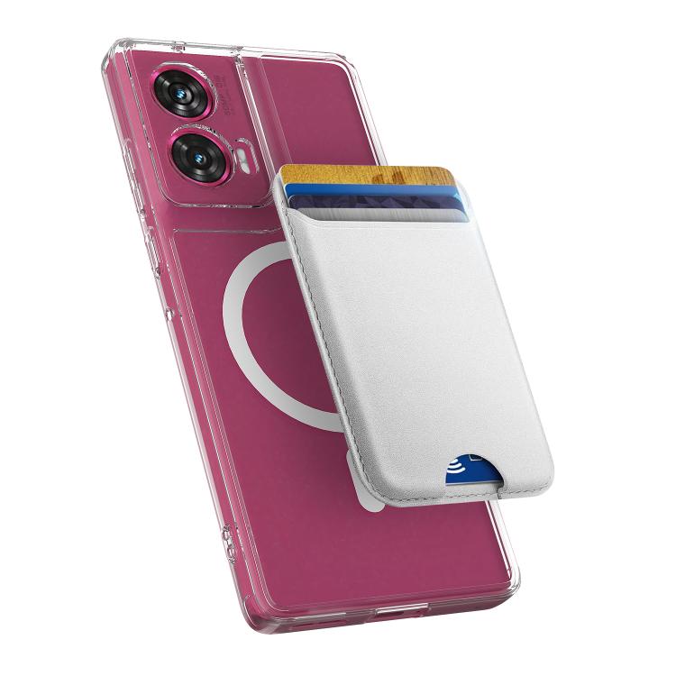 For Motorola Moto G24 Power MagSafe Clear Acrylic PC Hybrid TPU Phone Case - Transparent
