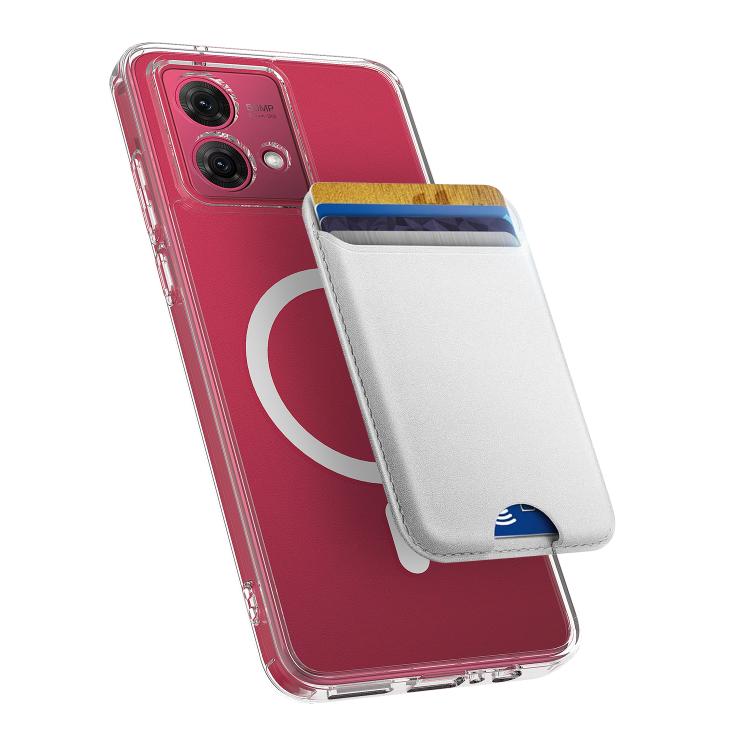 For Motorola Edge 40 Neo MagSafe Clear Acrylic PC Hybrid TPU Phone Case - Transparent