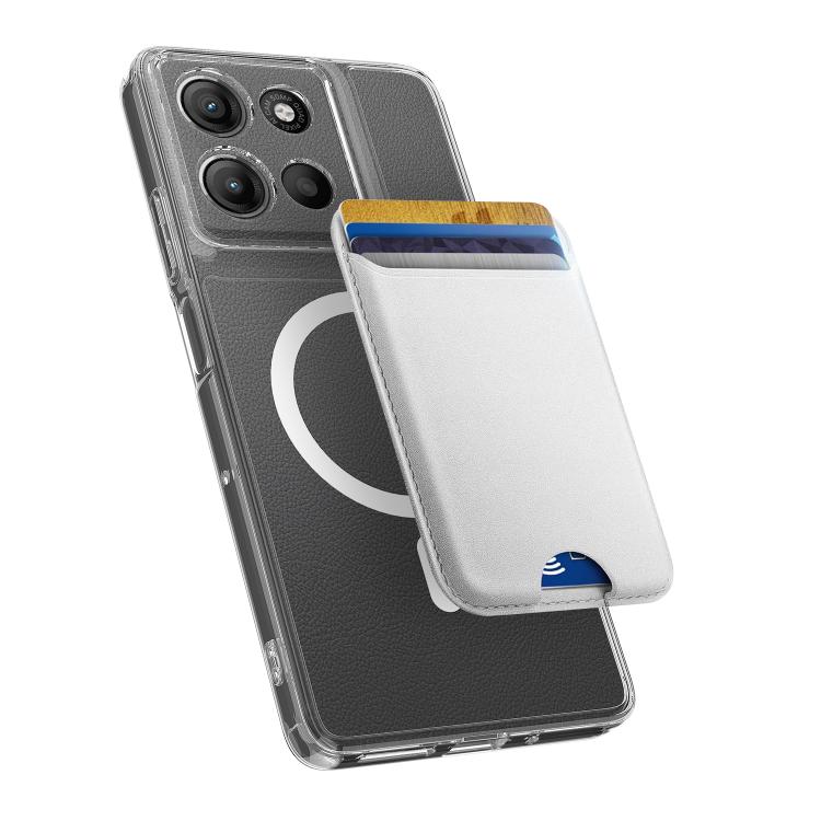 For Motorola Moto G17 / G17 Power / G15 MagSafe Clear Acrylic PC Hybrid TPU Phone Case - Transparent