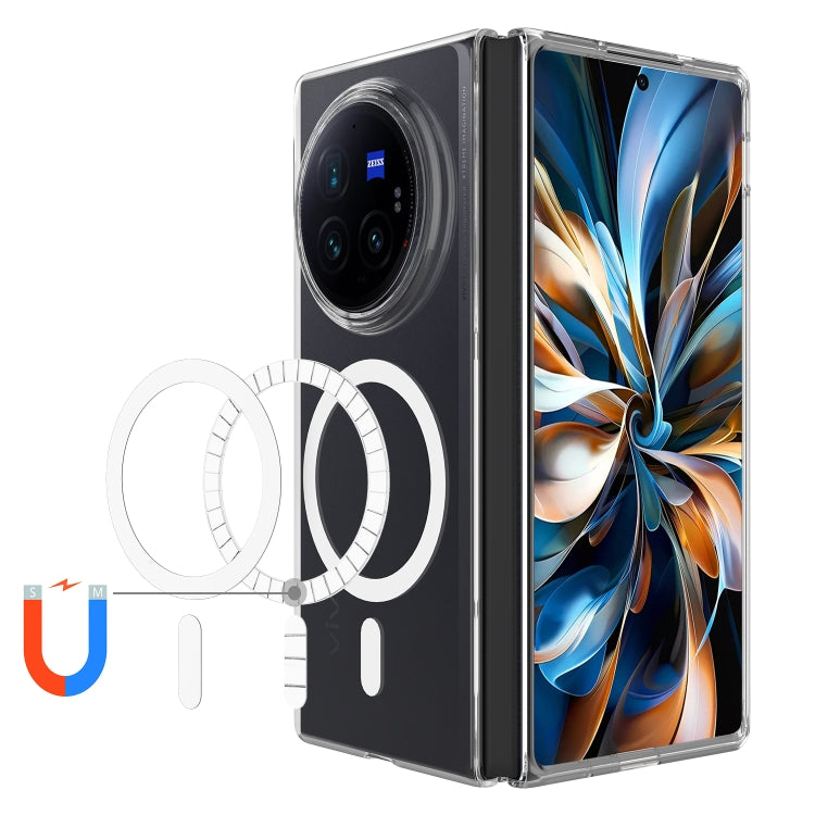 For vivo X Fold3 Pro Scratchproof PC Transparent MagSafe Phone Case
