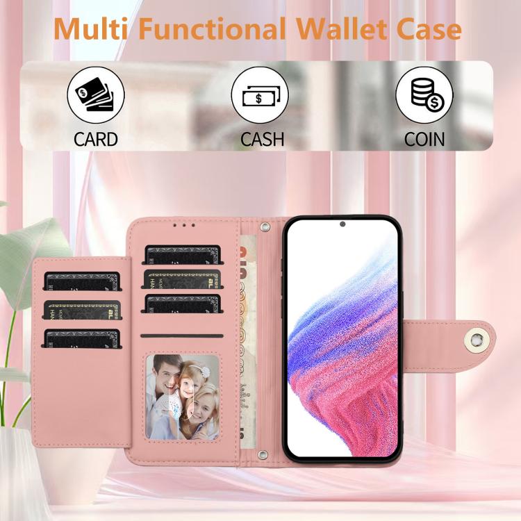 For Huawei nova 14 Pro 5G Rhombic Texture Flip Leather Phone Case with Lanyard