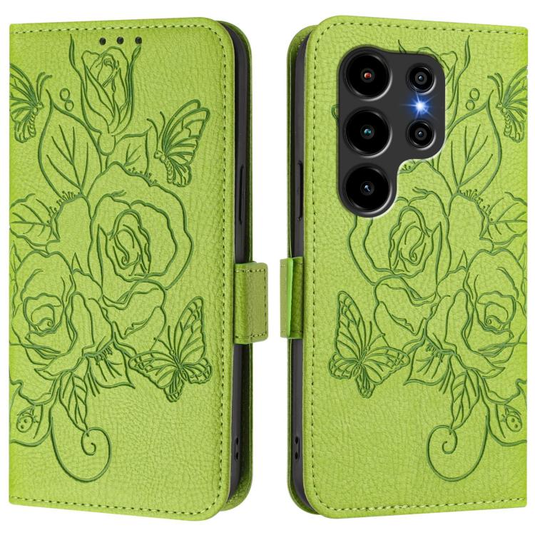 For Blackview Wave 10 Embossed Rose RFID Anti-theft Leather Phone Case
