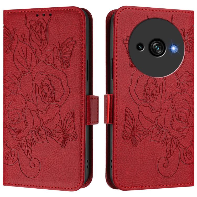 For Oukitel C59 / C59 Pro Embossed Rose RFID Anti-theft Leather Phone Case