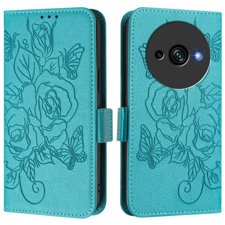 For Oukitel C59 / C59 Pro Embossed Rose RFID Anti-theft Leather Phone Case