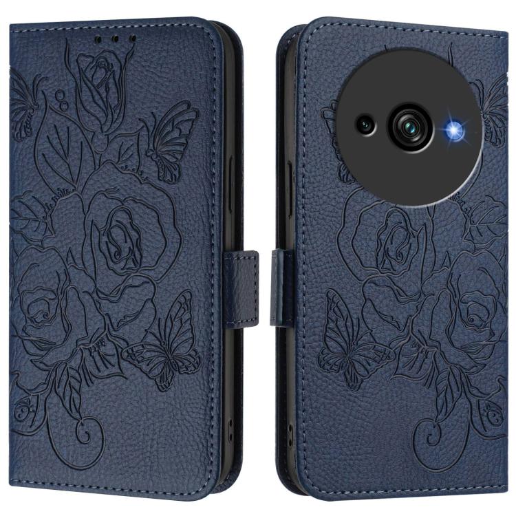 For Oukitel C59 / C59 Pro Embossed Rose RFID Anti-theft Leather Phone Case