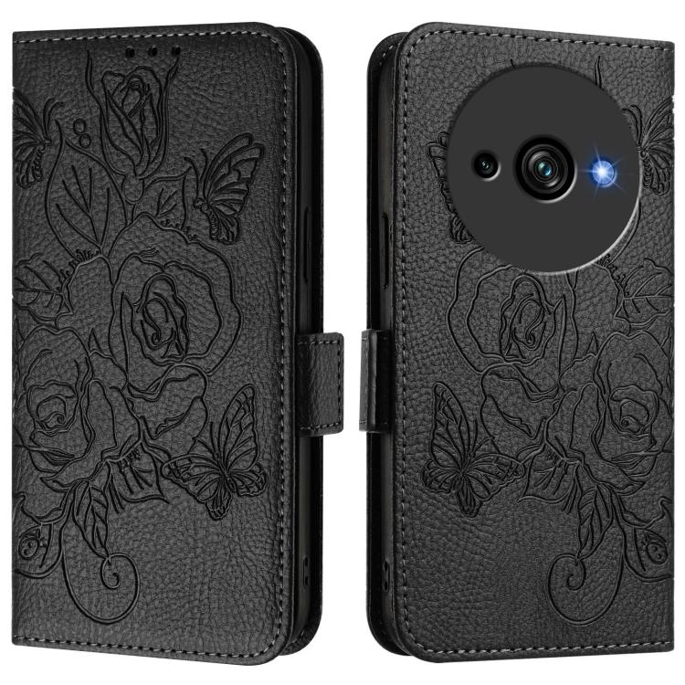 For Oukitel C59 / C59 Pro Embossed Rose RFID Anti-theft Leather Phone Case
