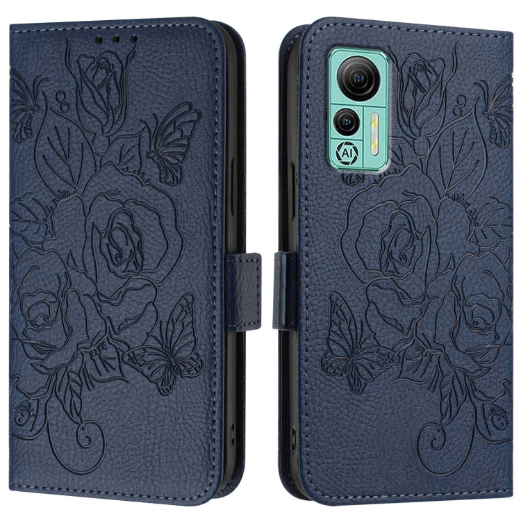 For Ulefone Note 14 Embossed Rose RFID Anti-theft Leather Phone Case