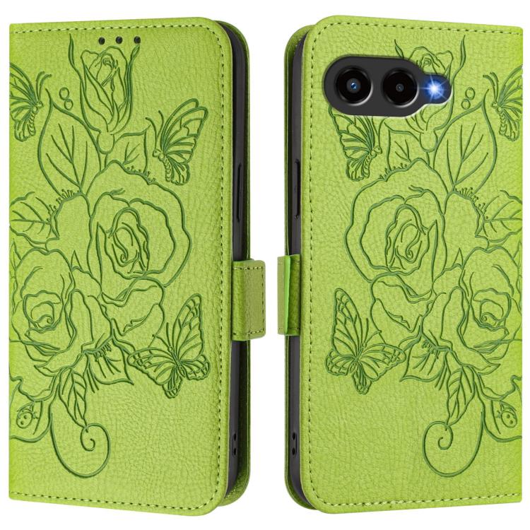 For T-Mobile Revvl 8 5G Embossed Rose RFID Anti-theft Leather Phone Case