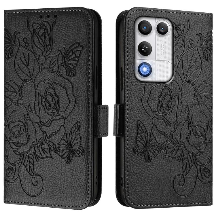 For ZTE nubia RedMagic 11 Air Embossed Rose RFID Anti-theft Leather Phone Case