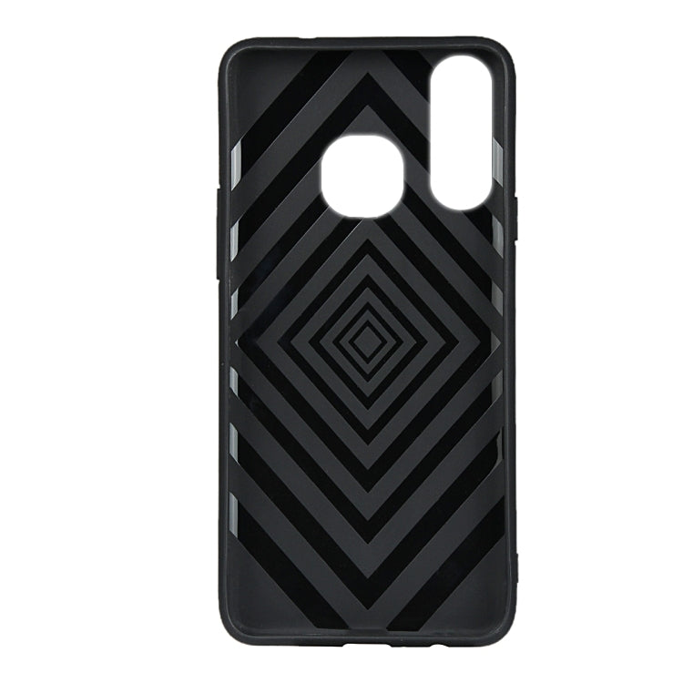 For Samsung Galaxy A70e Oil Feel Shockproof TPU + PC Protective Case with Holder