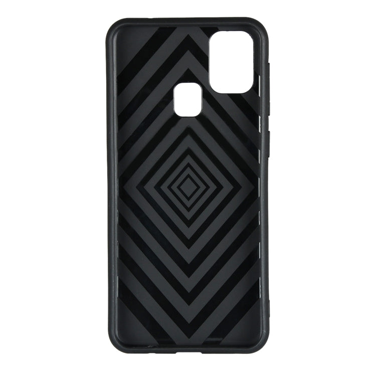 For Samsung Galaxy M31 Oil Feel Shockproof TPU + PC Protective Case with Holder