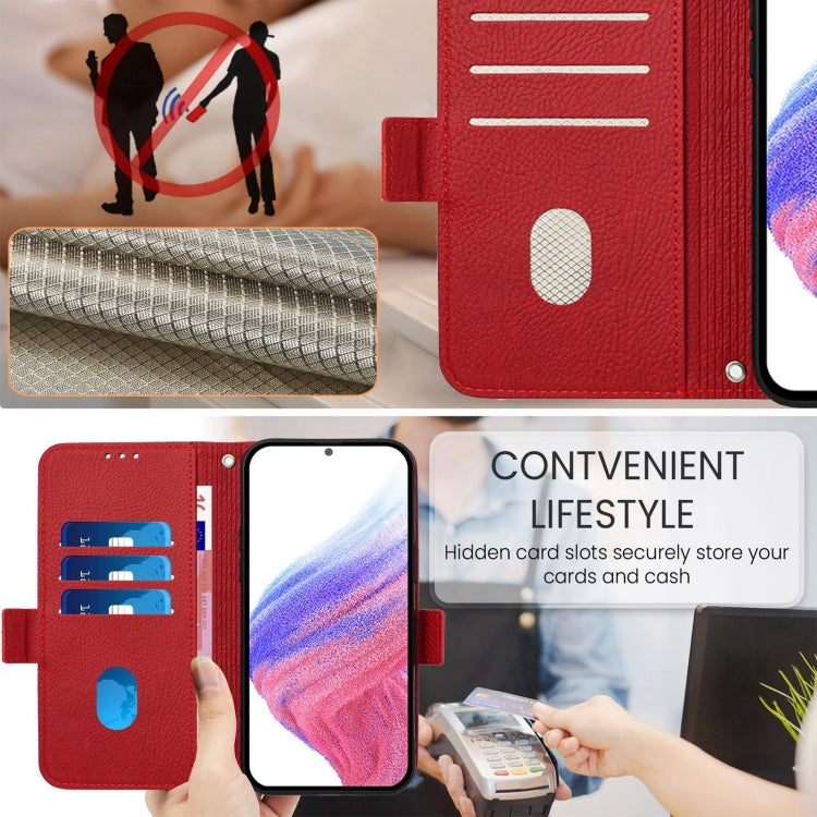 For OPPO A11s 4G Embossed Rose RFID Anti-theft Leather Phone Case