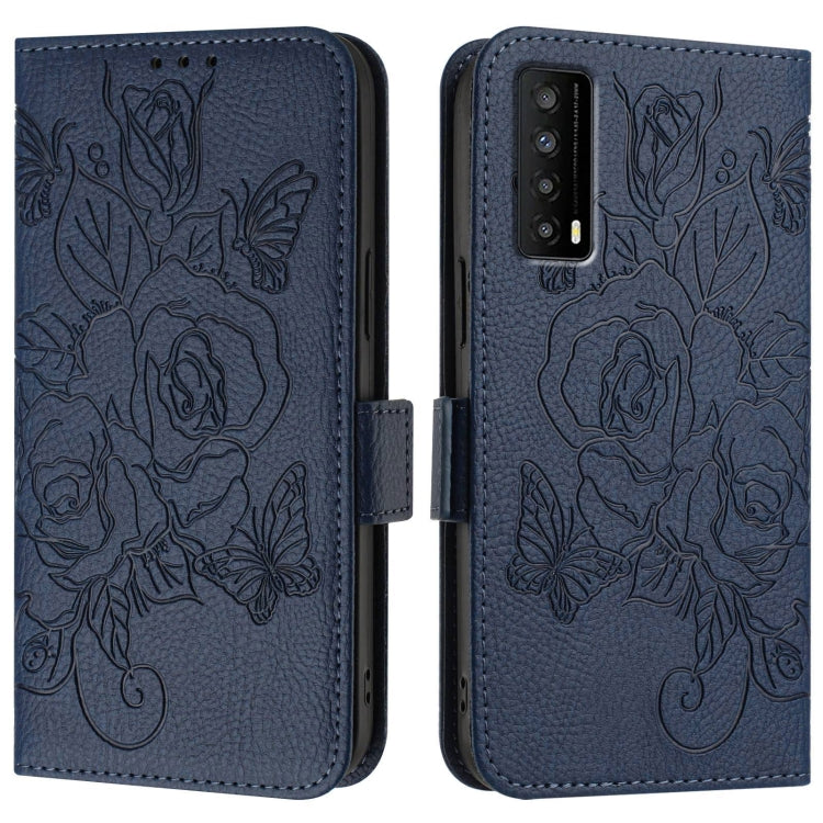 For TCL Stylus 5G Embossed Rose RFID Anti-theft Leather Phone Case
