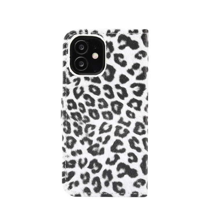 For iPhone 12 mini Leopard Print Pattern Horizontal Flip Leather Case with Card Slot and Holder