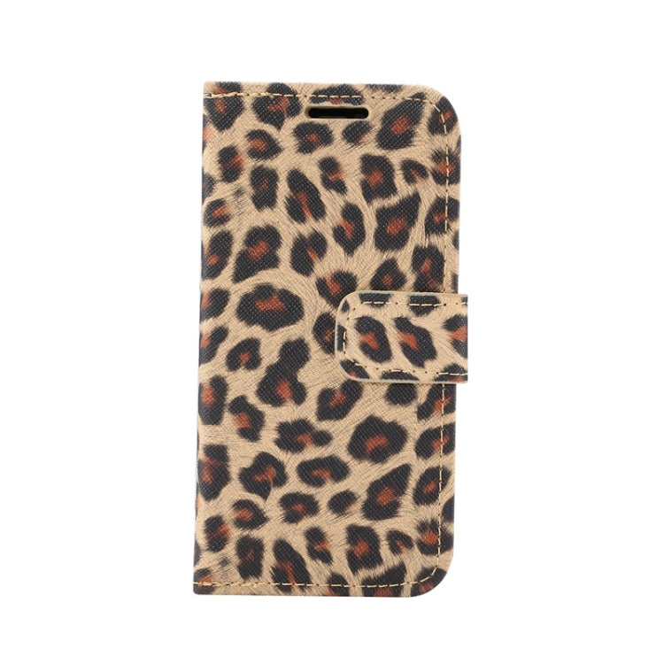 For iPhone 12 mini Leopard Print Pattern Horizontal Flip Leather Case with Card Slot and Holder