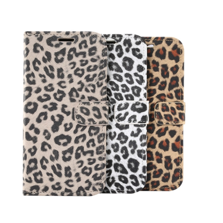 For iPhone 12 Pro Max Leopard Print Pattern Horizontal Flip Leather Case with Card Slot and Holder