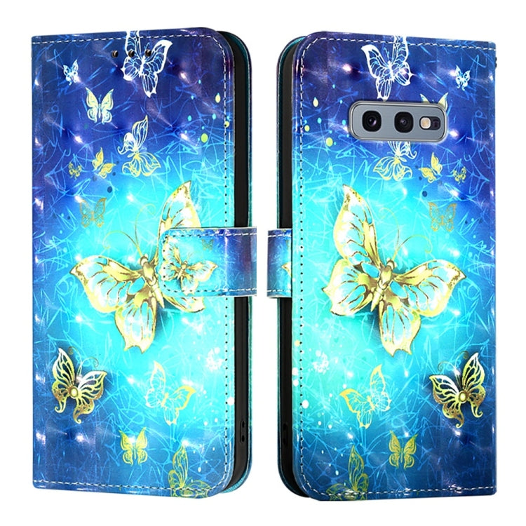 For Samsung Galaxy S10e 3D Painting Horizontal Flip Leather Phone Case