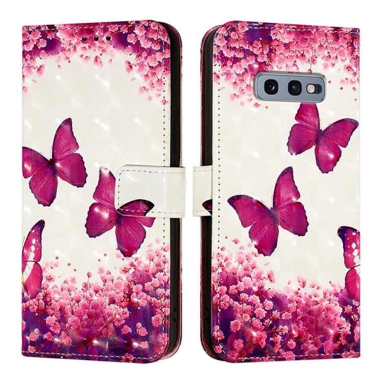 For Samsung Galaxy S10e 3D Painting Horizontal Flip Leather Phone Case