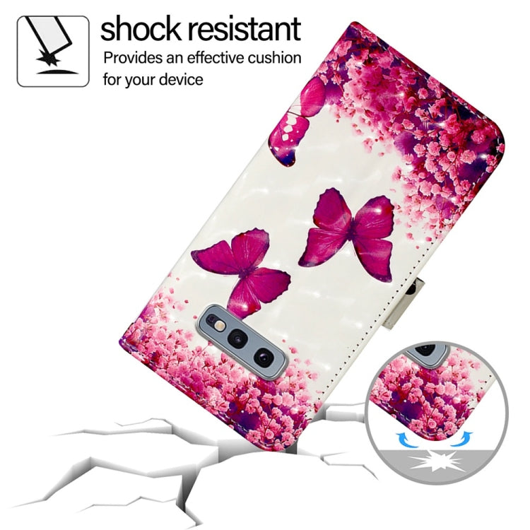 For Samsung Galaxy S10e 3D Painting Horizontal Flip Leather Phone Case