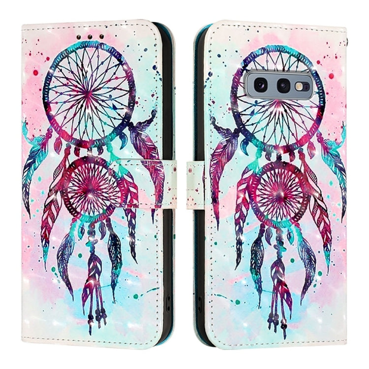 For Samsung Galaxy S10e 3D Painting Horizontal Flip Leather Phone Case