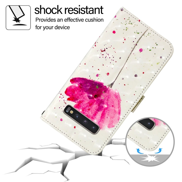 For Samsung Galaxy S10+ 3D Painting Horizontal Flip Leather Phone Case