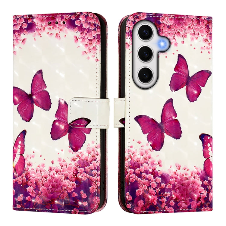 For Samsung Galaxy S24 FE 5G 3D Painting Horizontal Flip Leather Phone Case