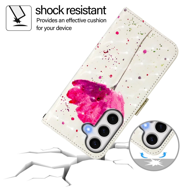 For Samsung Galaxy S24 FE 5G 3D Painting Horizontal Flip Leather Phone Case
