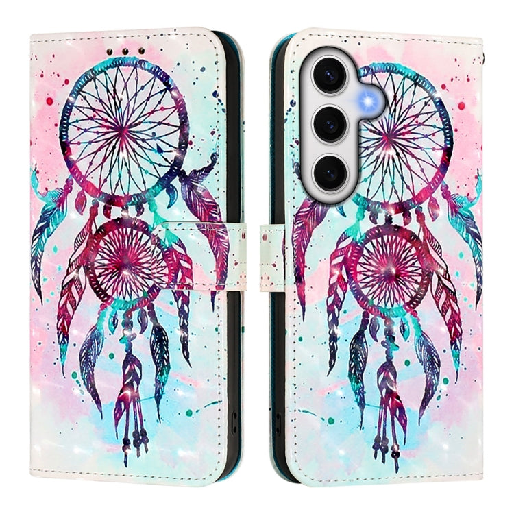 For Samsung Galaxy S24 FE 5G 3D Painting Horizontal Flip Leather Phone Case