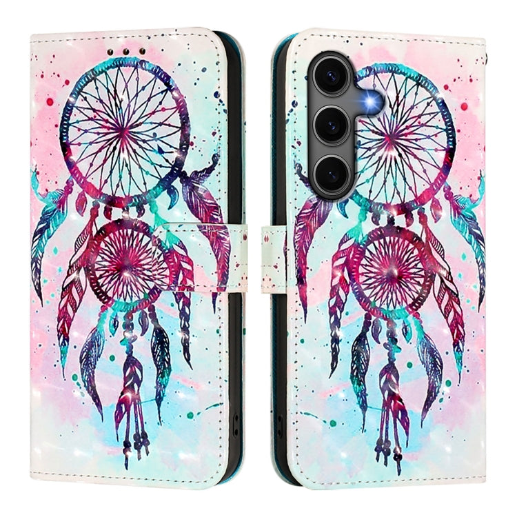 For Samsung Galaxy S25+ 5G 3D Painting Horizontal Flip Leather Phone Case