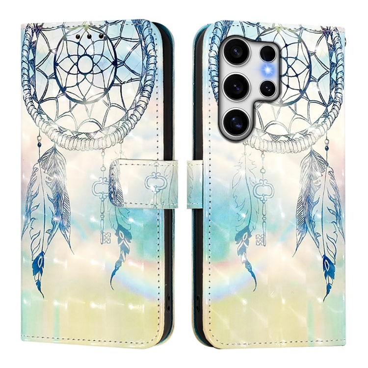 For Samsung Galaxy S25 Ultra 5G 3D Painting Horizontal Flip Leather Phone Case