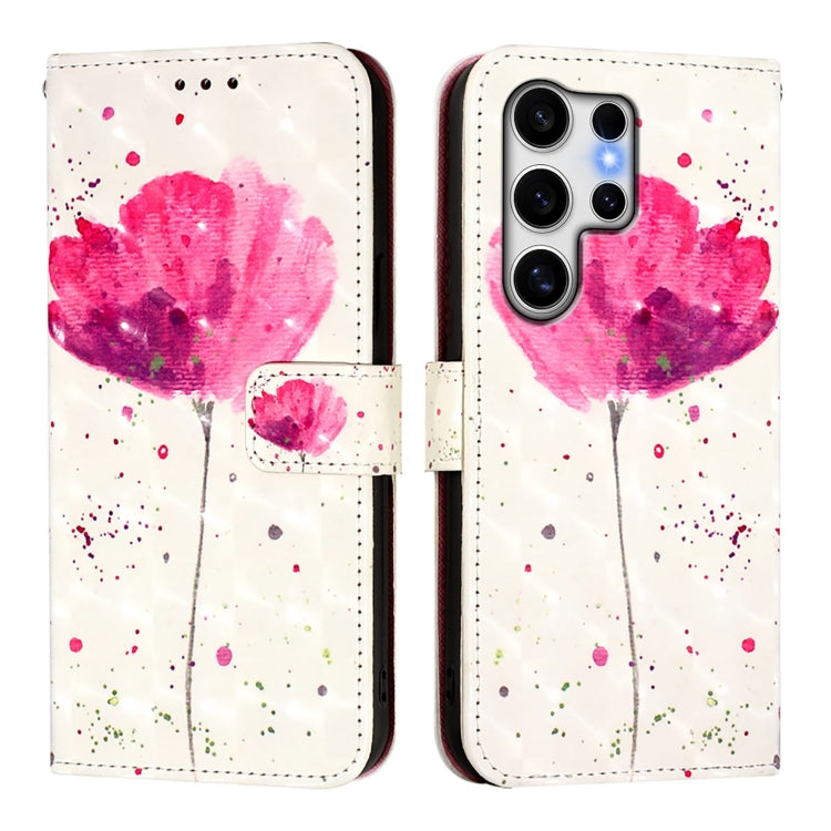 For Samsung Galaxy S25 Ultra 5G 3D Painting Horizontal Flip Leather Phone Case