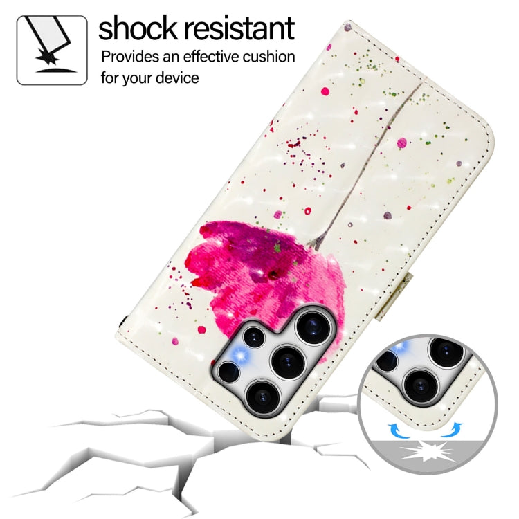 For Samsung Galaxy S25 Ultra 5G 3D Painting Horizontal Flip Leather Phone Case
