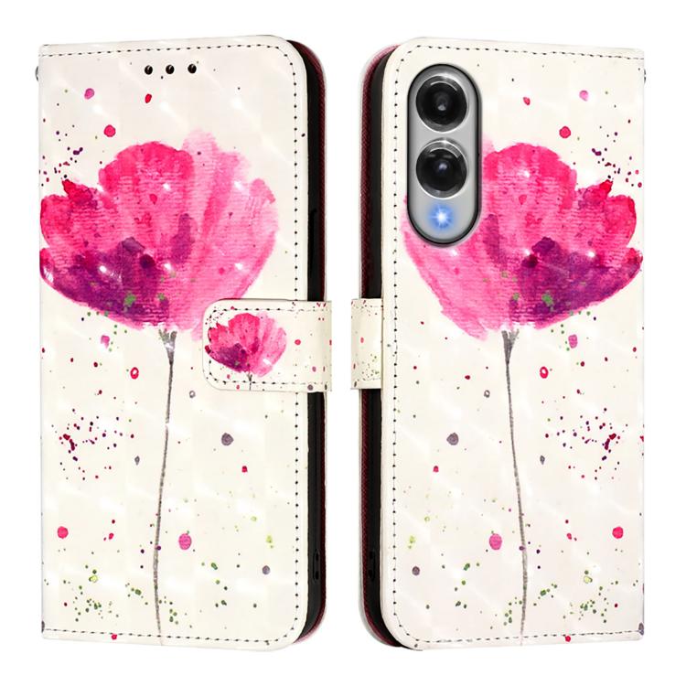 For Samsung Galaxy S25 Edge 5G 3D Painting Horizontal Flip Leather Phone Case
