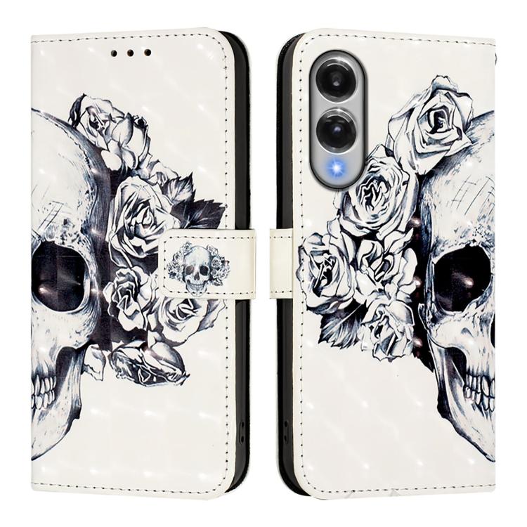 For Samsung Galaxy S25 Edge 5G 3D Painting Horizontal Flip Leather Phone Case
