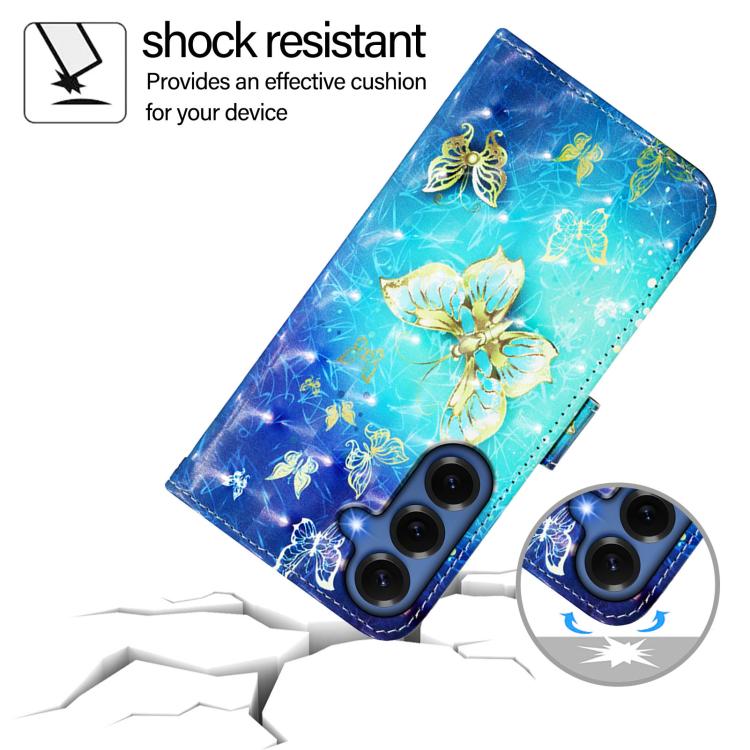 For Samsung Galaxy S26+ 5G 3D Painting Horizontal Flip Leather Phone Case