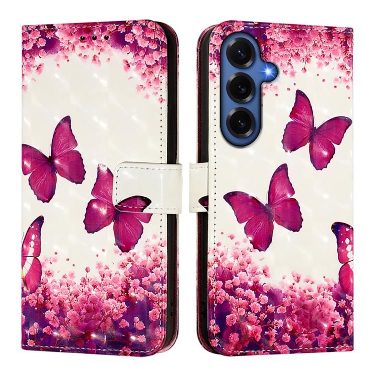 For Samsung Galaxy S26+ 5G 3D Painting Horizontal Flip Leather Phone Case