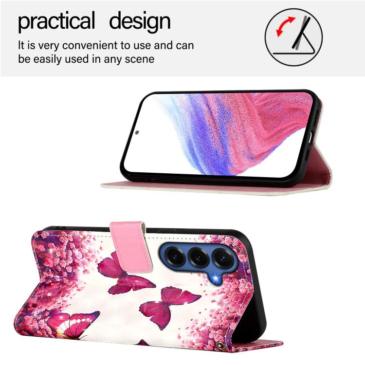 For Samsung Galaxy S26+ 5G 3D Painting Horizontal Flip Leather Phone Case
