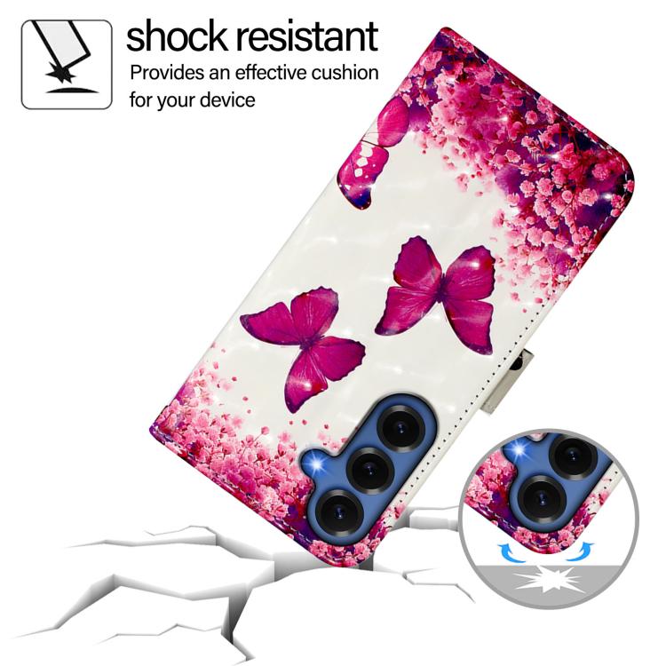 For Samsung Galaxy S26+ 5G 3D Painting Horizontal Flip Leather Phone Case