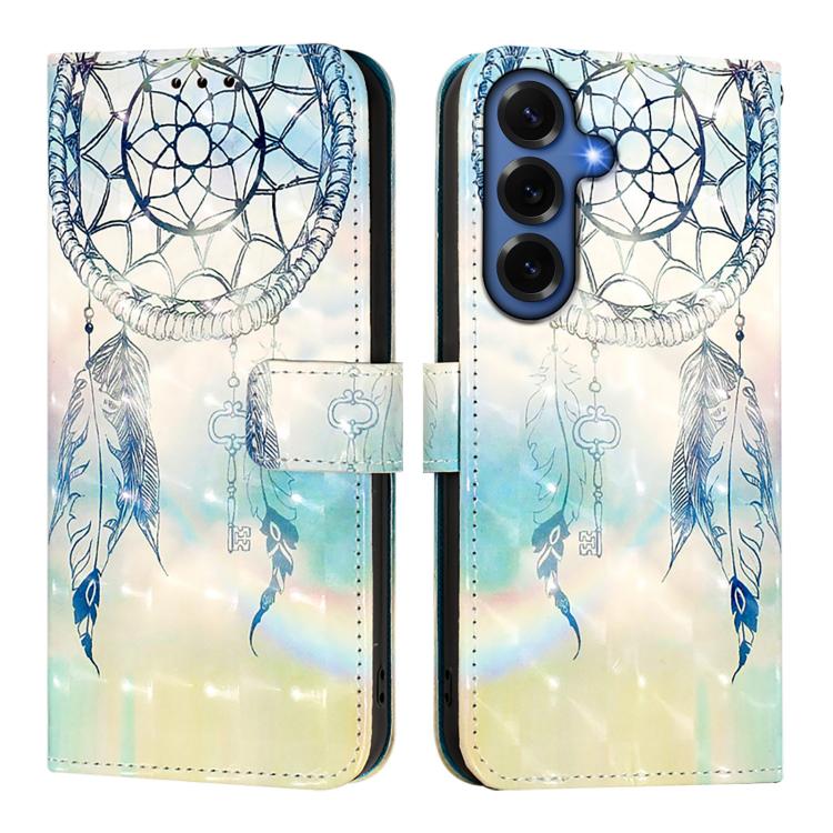 For Samsung Galaxy S26+ 5G 3D Painting Horizontal Flip Leather Phone Case