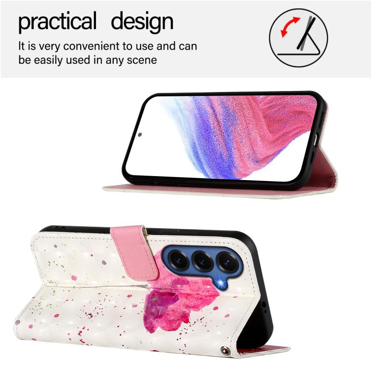 For Samsung Galaxy S26+ 5G 3D Painting Horizontal Flip Leather Phone Case