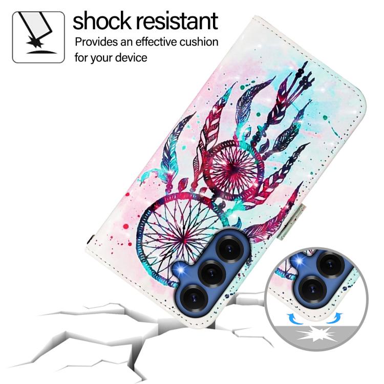 For Samsung Galaxy S26+ 5G 3D Painting Horizontal Flip Leather Phone Case